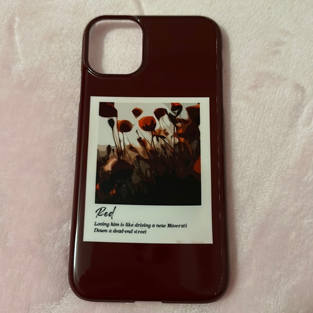 Taylor Swift Red phone case iPhone 11.